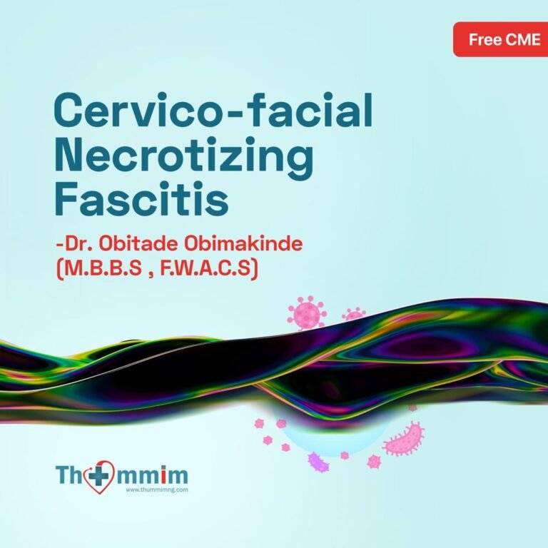 Cervico-facial Necrotizing Fasciitis