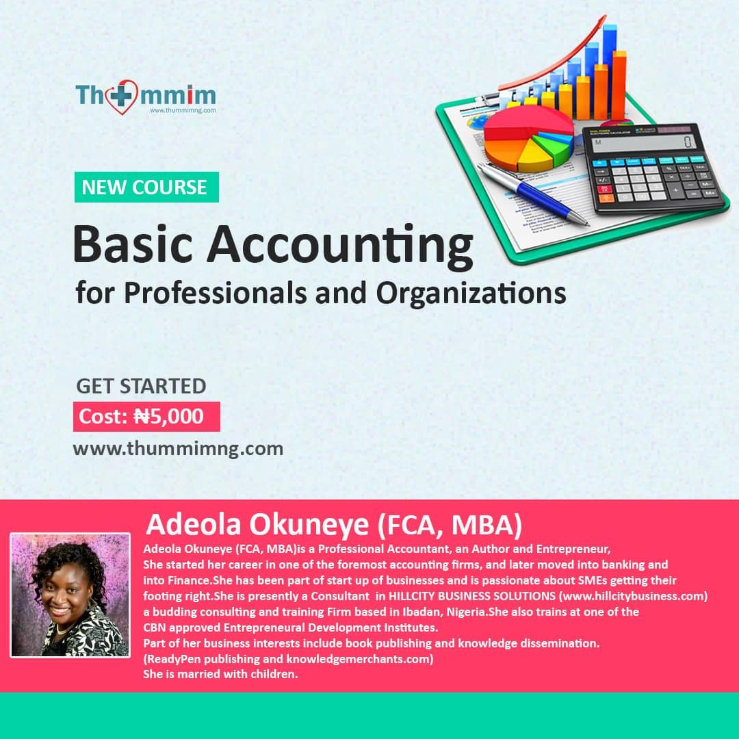 Basic Accounting for Professionals and Organizations