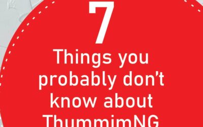 7 THINGS YOU PROBABLY DON’T KNOW ABOUT THUMMIMNG