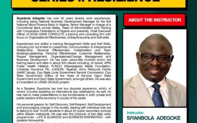 Soft Skills Training Series I: Resilience