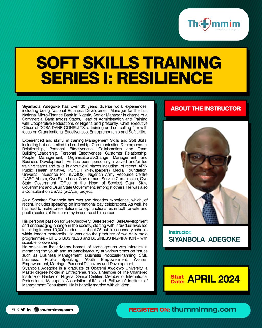 Soft Skills Training Series I: Resilience