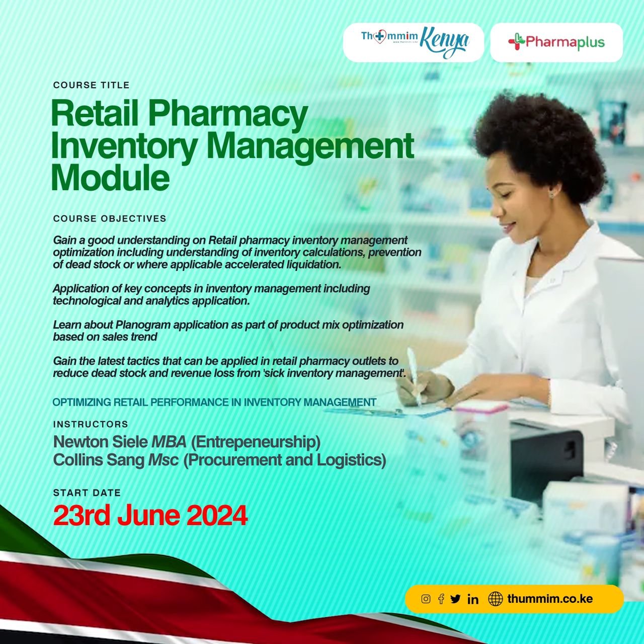 Retail Pharmacy Inventory Management Course
